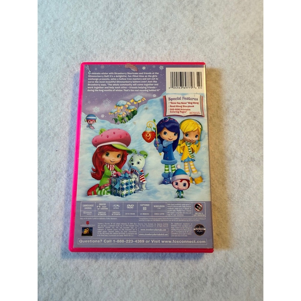 Strawberry Shortcake The Glimmerberry Ball Movie DVD 2010 Animated Kids Film - Picture 2 of 2